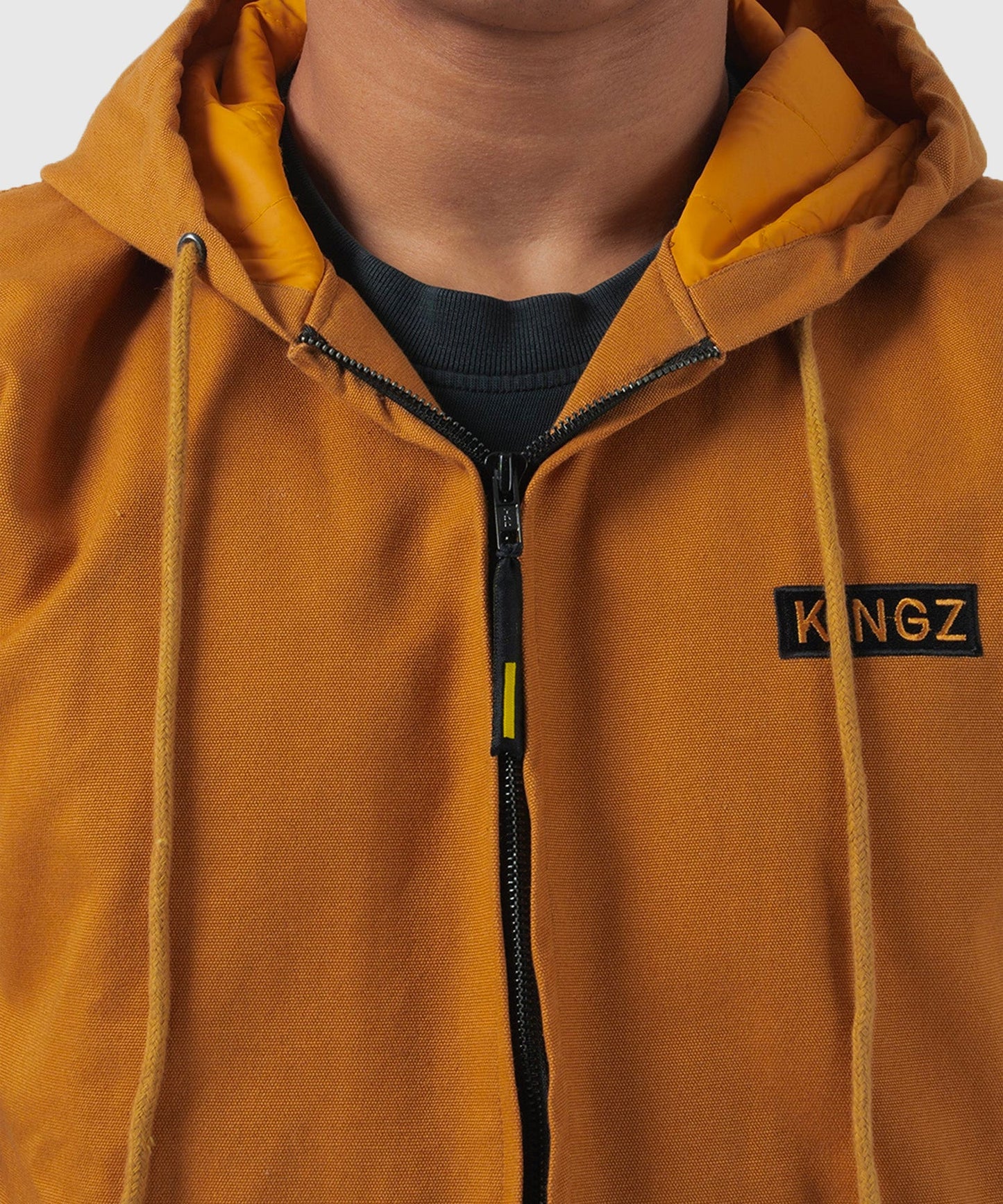 Veste Canvas Kingz - Marron