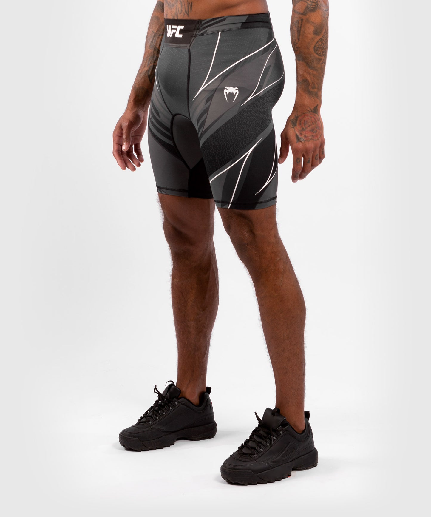 Short de compression pour Hommes UFC Venum Authentic Fight Night - Coupe Longue - Noir