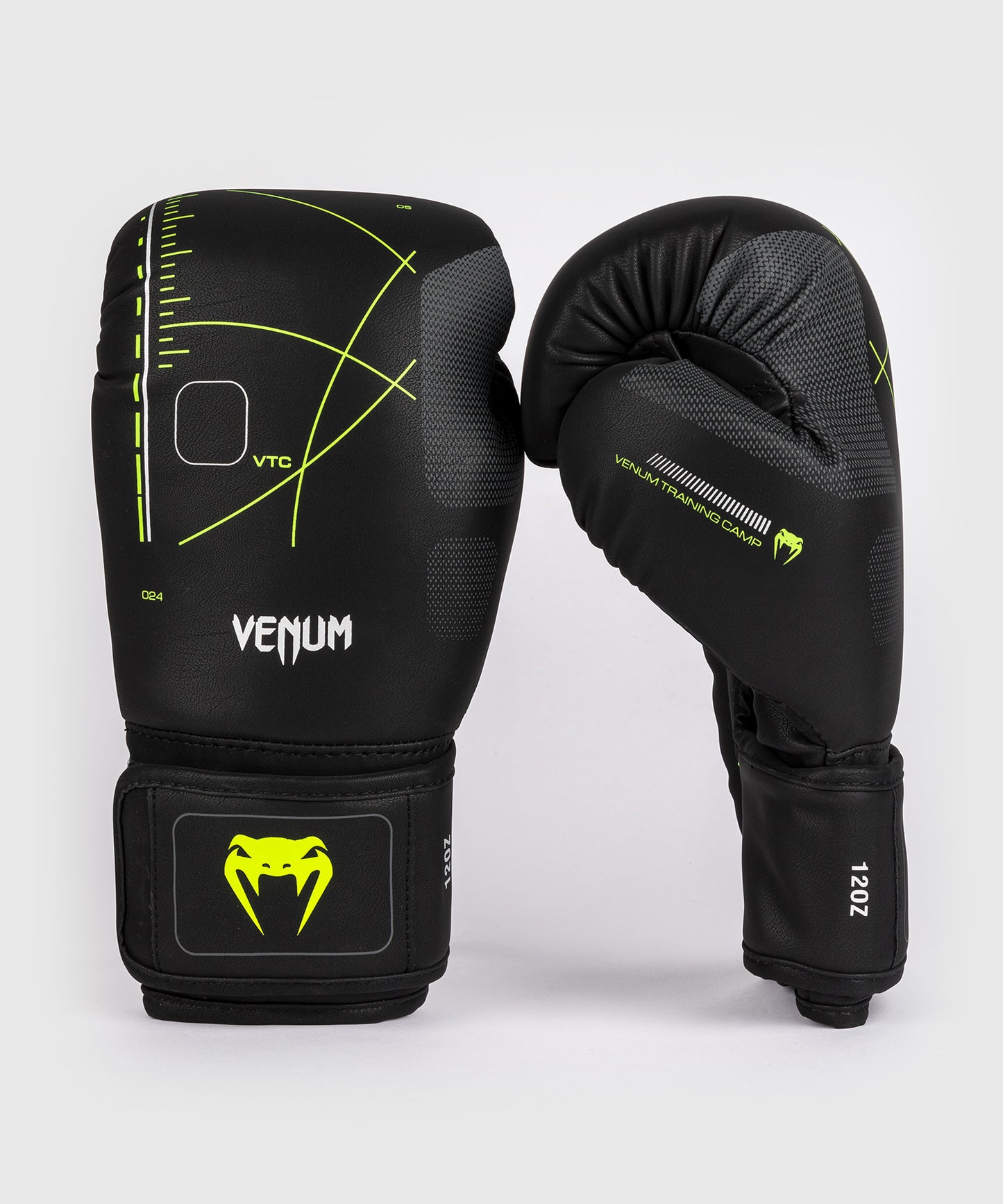 Venum Training Camp 4.0 Boxhandschuhe - Schwarz/Neongrün