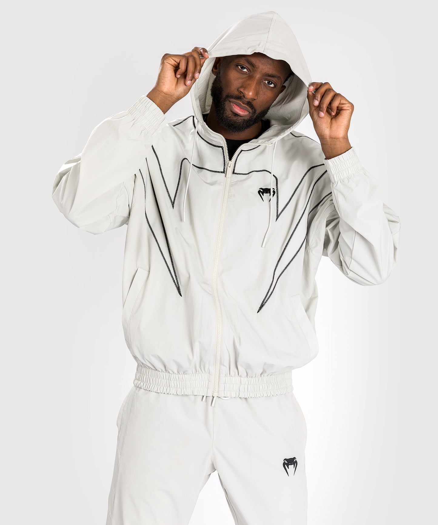 Venum Attack 90 Track Jacket - Sand/Black