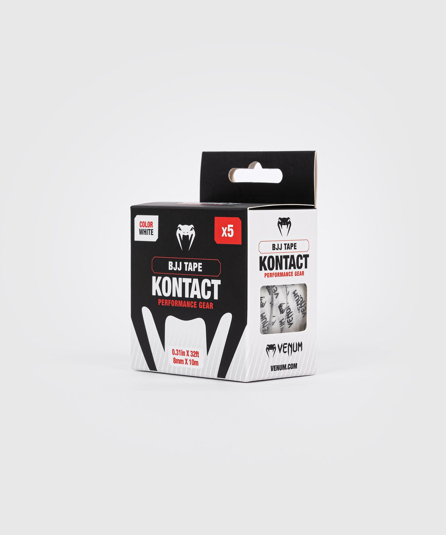 Rouleau de Strap doigt JJB Venum Kontact - Blanc/Noir