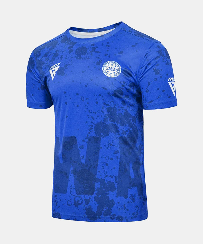 T-shirt D'Entrainement Rdx Light Contact Approuvé WAKO - Bleu