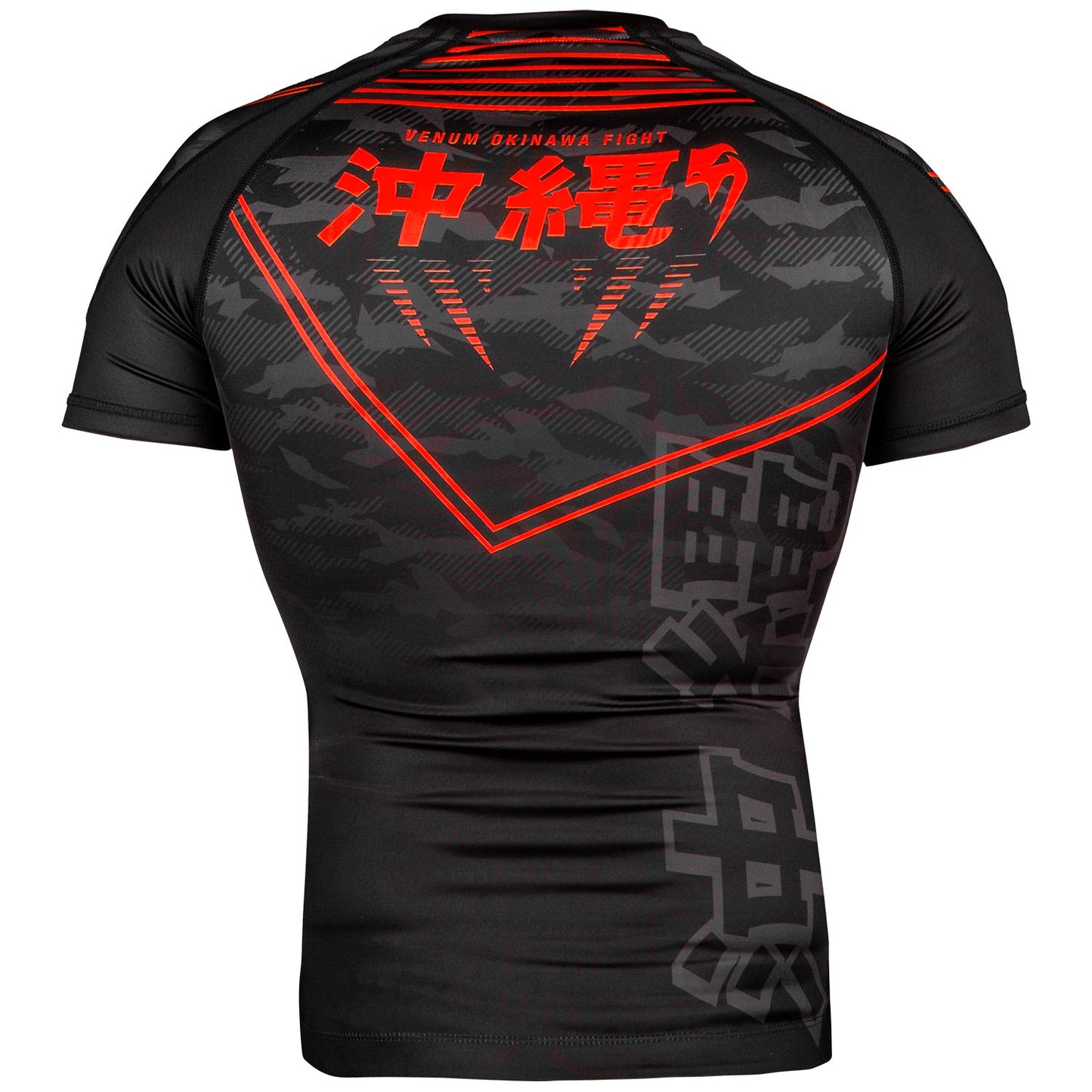 Venum Okinawa 2.0 Rashguard - Short Sleeves - Black/Red