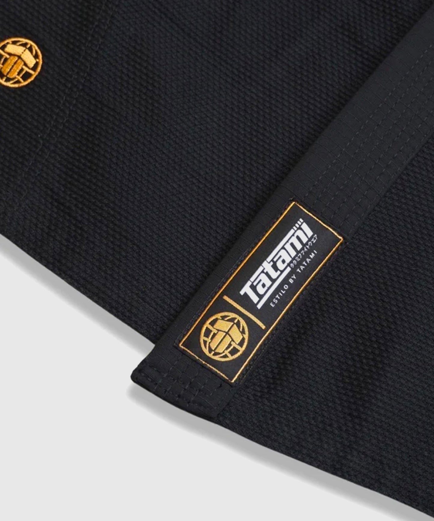 Tatami Fightwear Estilo Kimono BJJ Gold Label – Negro