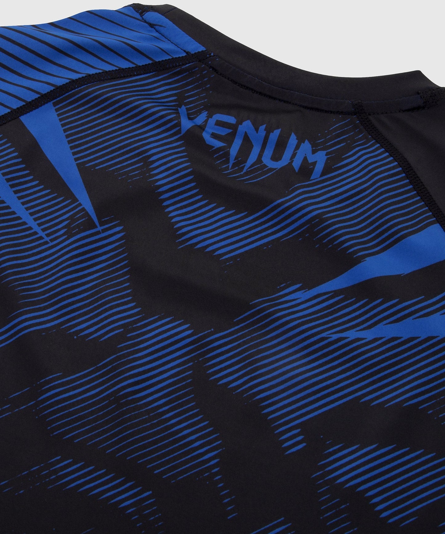 Rashguard Venum NoGi 2.0 - IBJJF Approved Short Sleeve - Black/Blue
