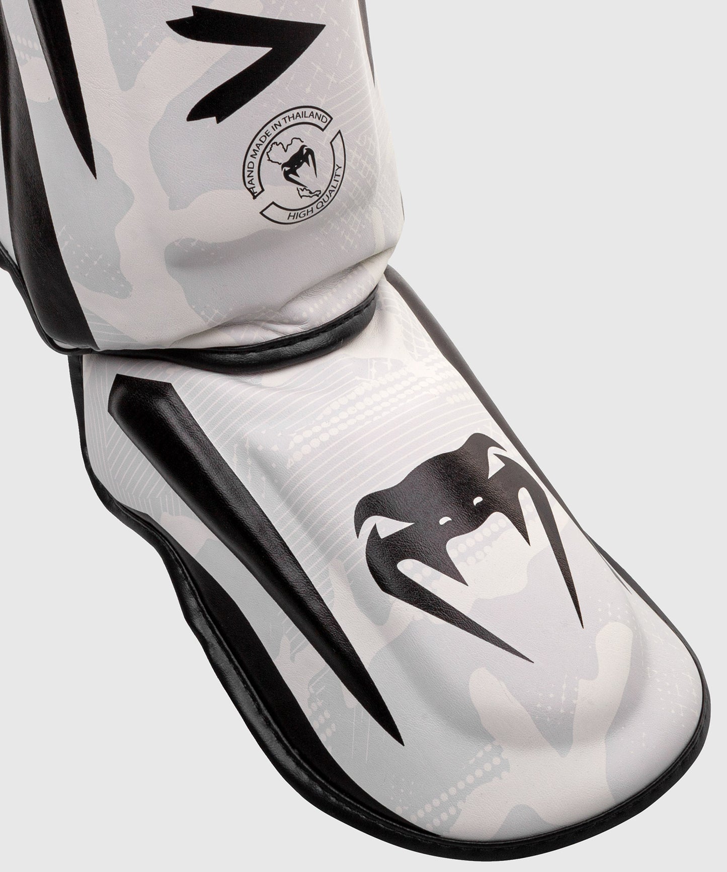 Protège-tibias Venum Elite – Blanc Camo