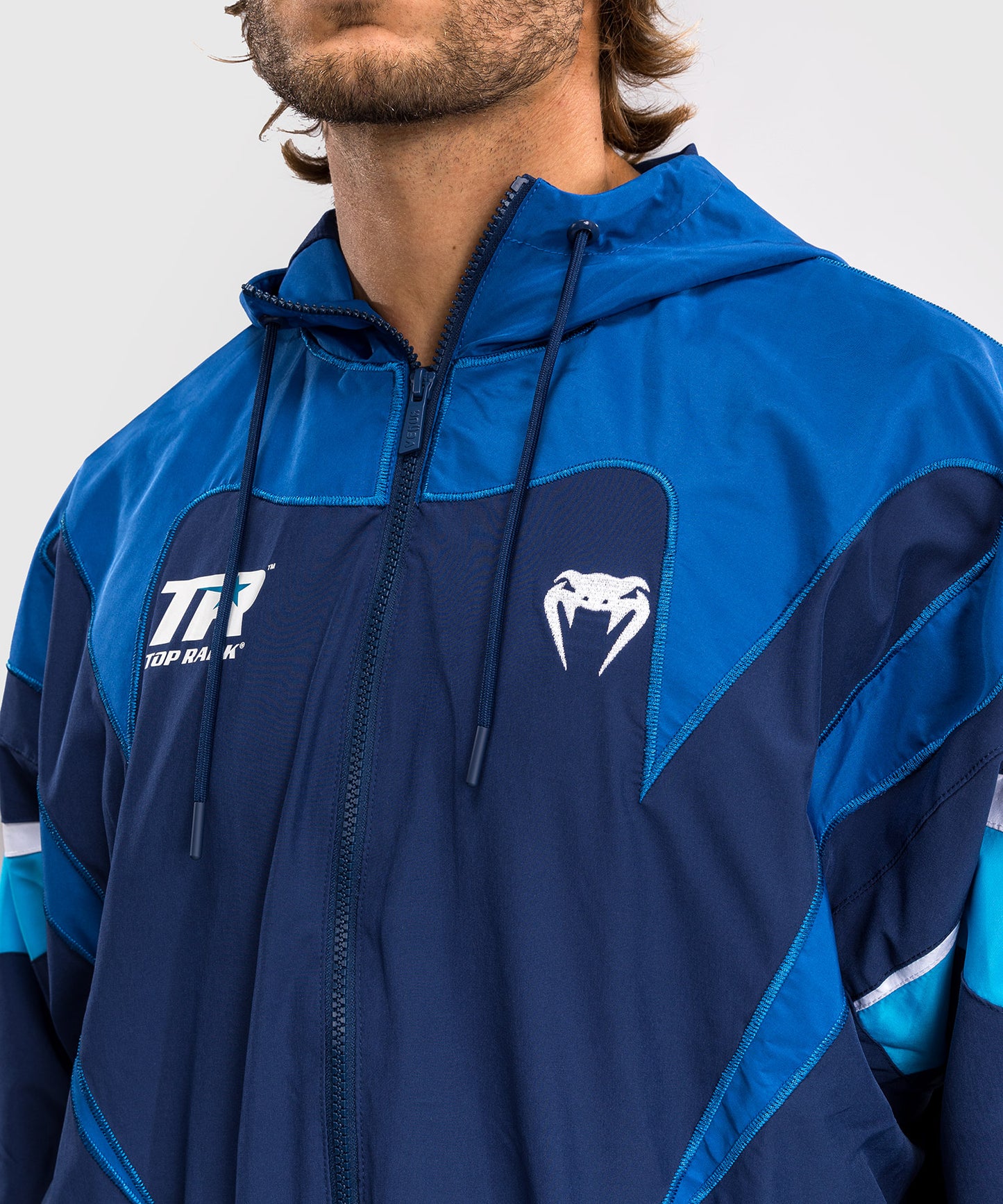 Veste à Capuche Venum x Top Rank Original pour Hommes - Bleu Marine