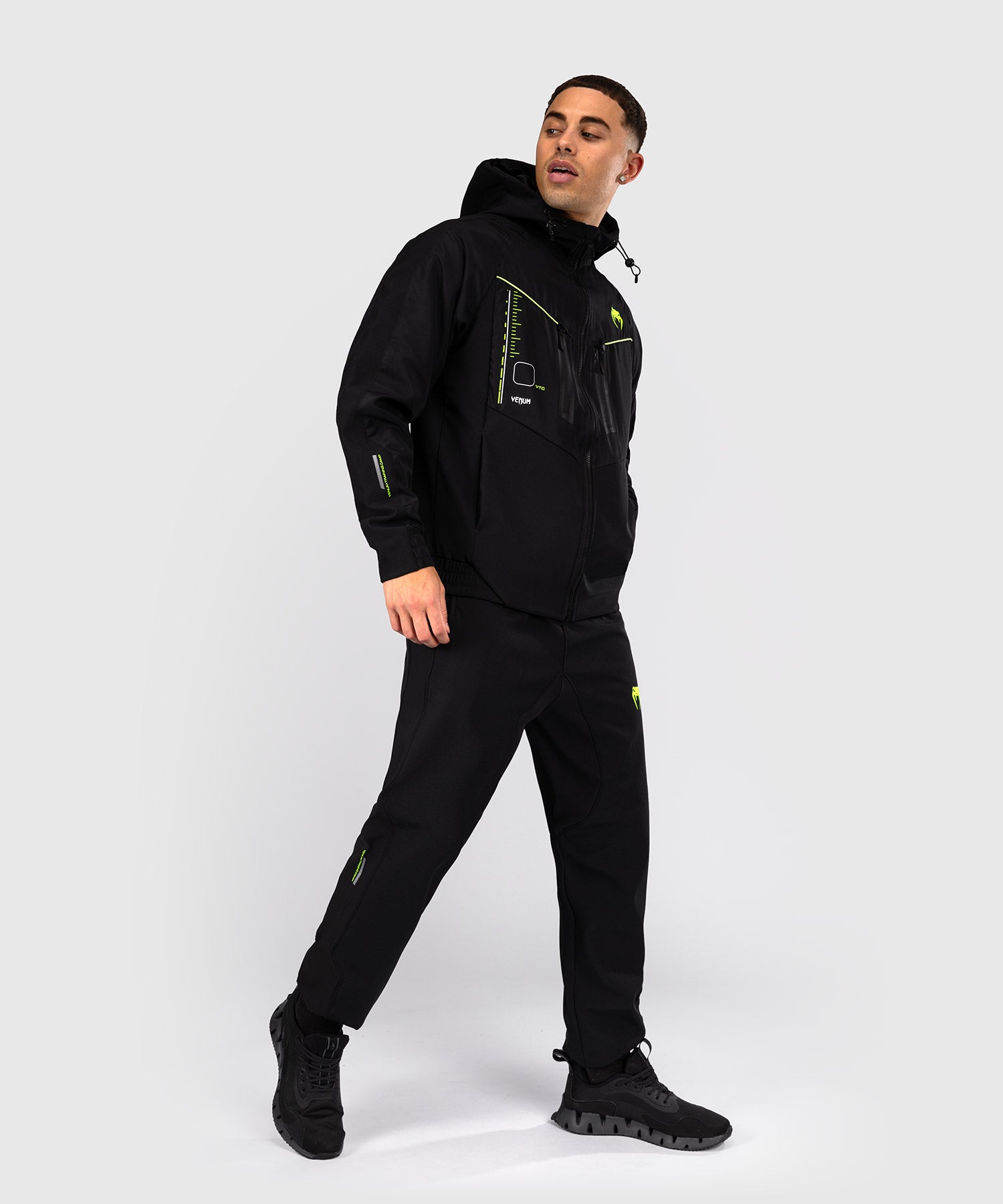 Venum Training Camp 4.0 Track Jacket - Black/Neon Green – Dragon Bleu