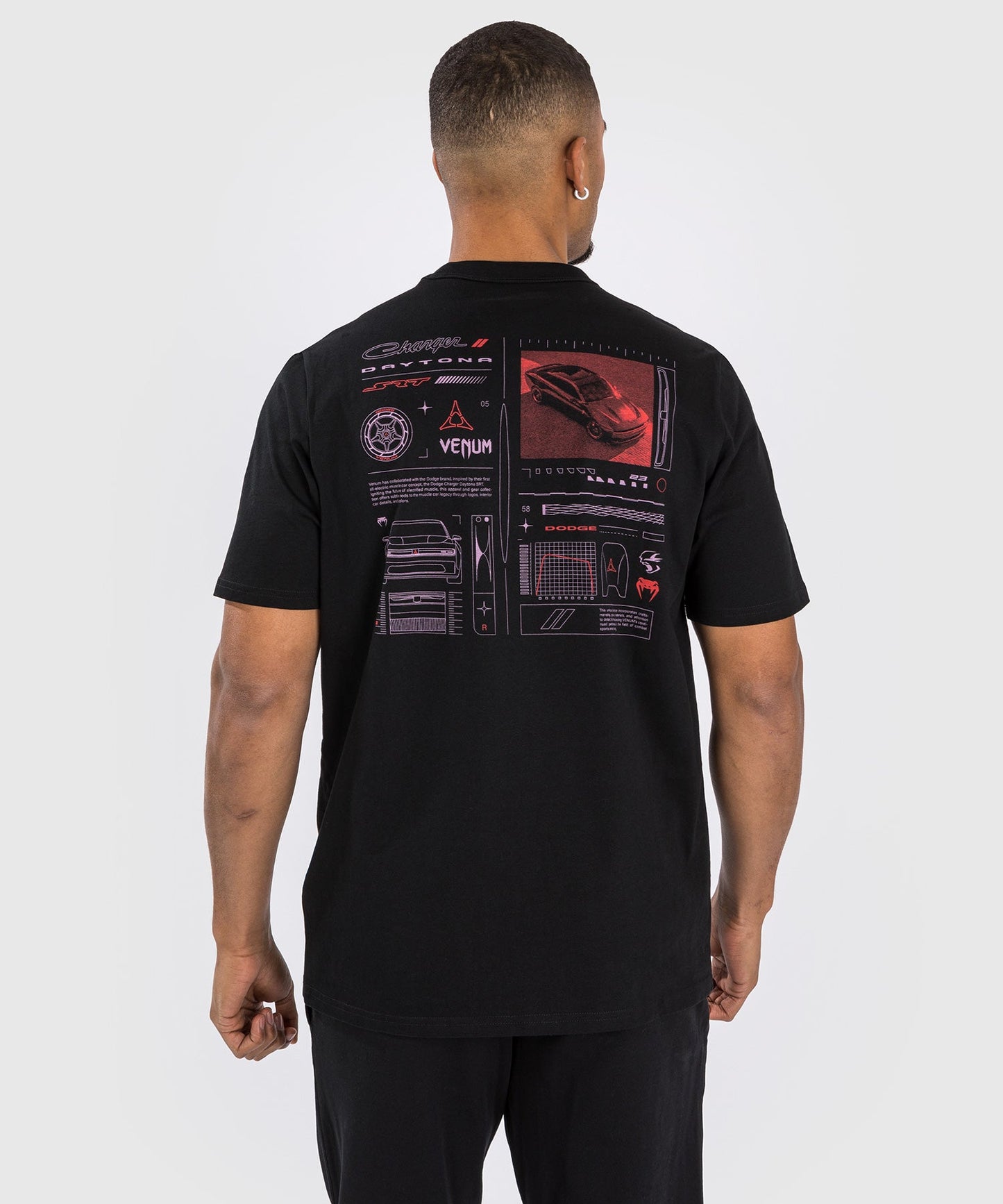 Men's T-Shirt Venum x Dodge Banshee - Black