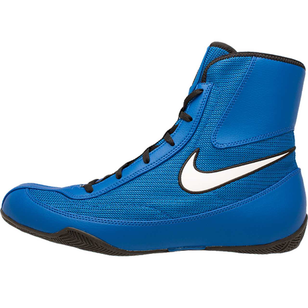 Chaussures de boxe semi-montantes Nike Machomai 2 – Bleu