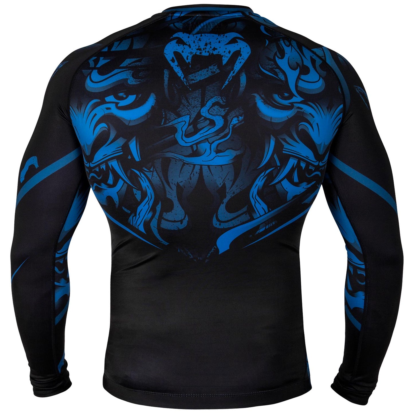 Venum Devil Rashguard - Long Sleeve - Navy Blue/Black