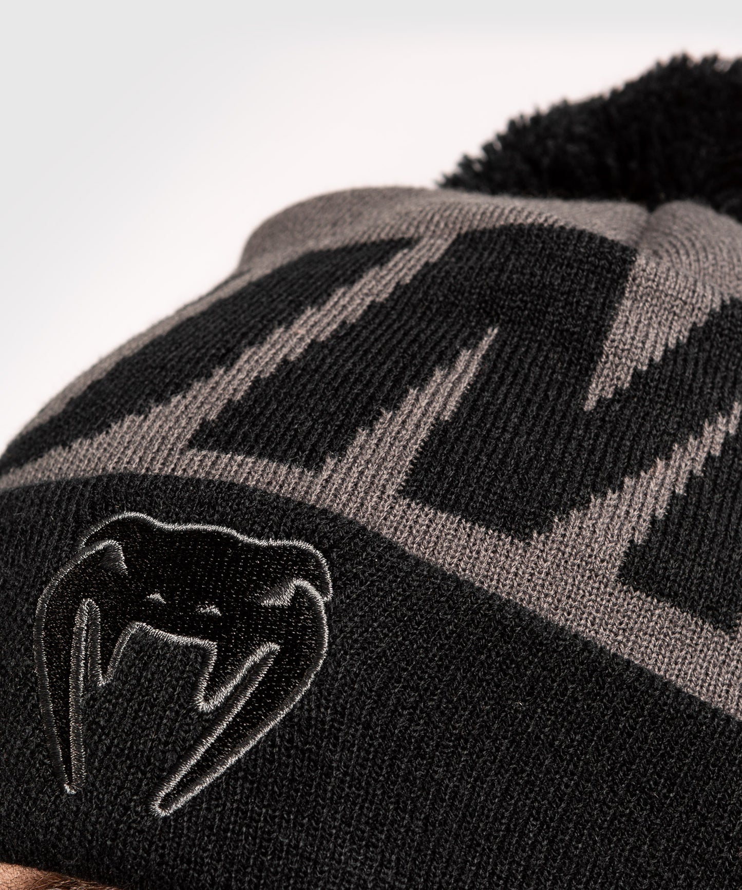 Bonnet Venum Elite avec pompon - Gris/Noir