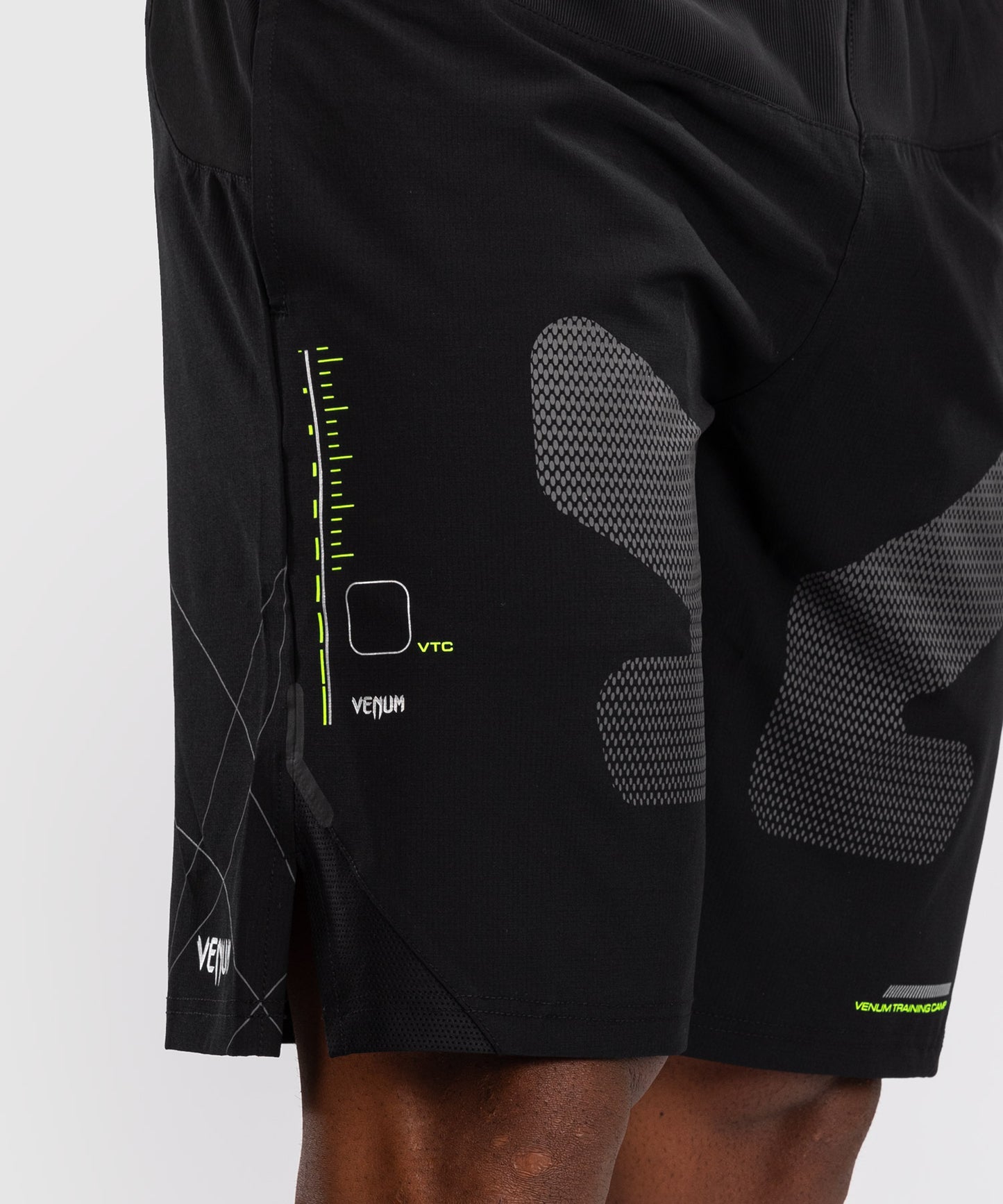 Venum Training Camp 4.0 Trainingsshorts - Schwarz/Neo-Grün