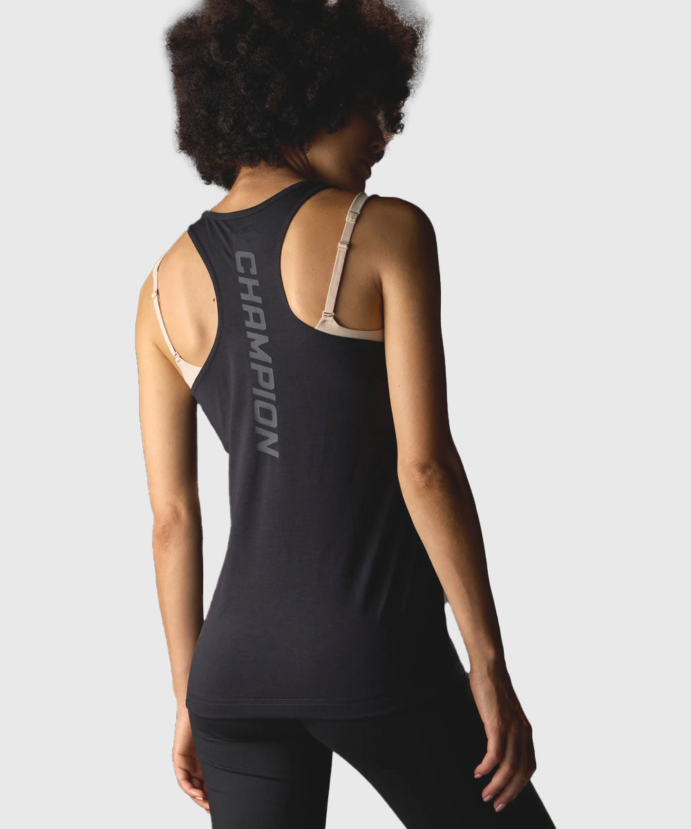 Débardeur Champion En Jersey Stretch Femme - Noir