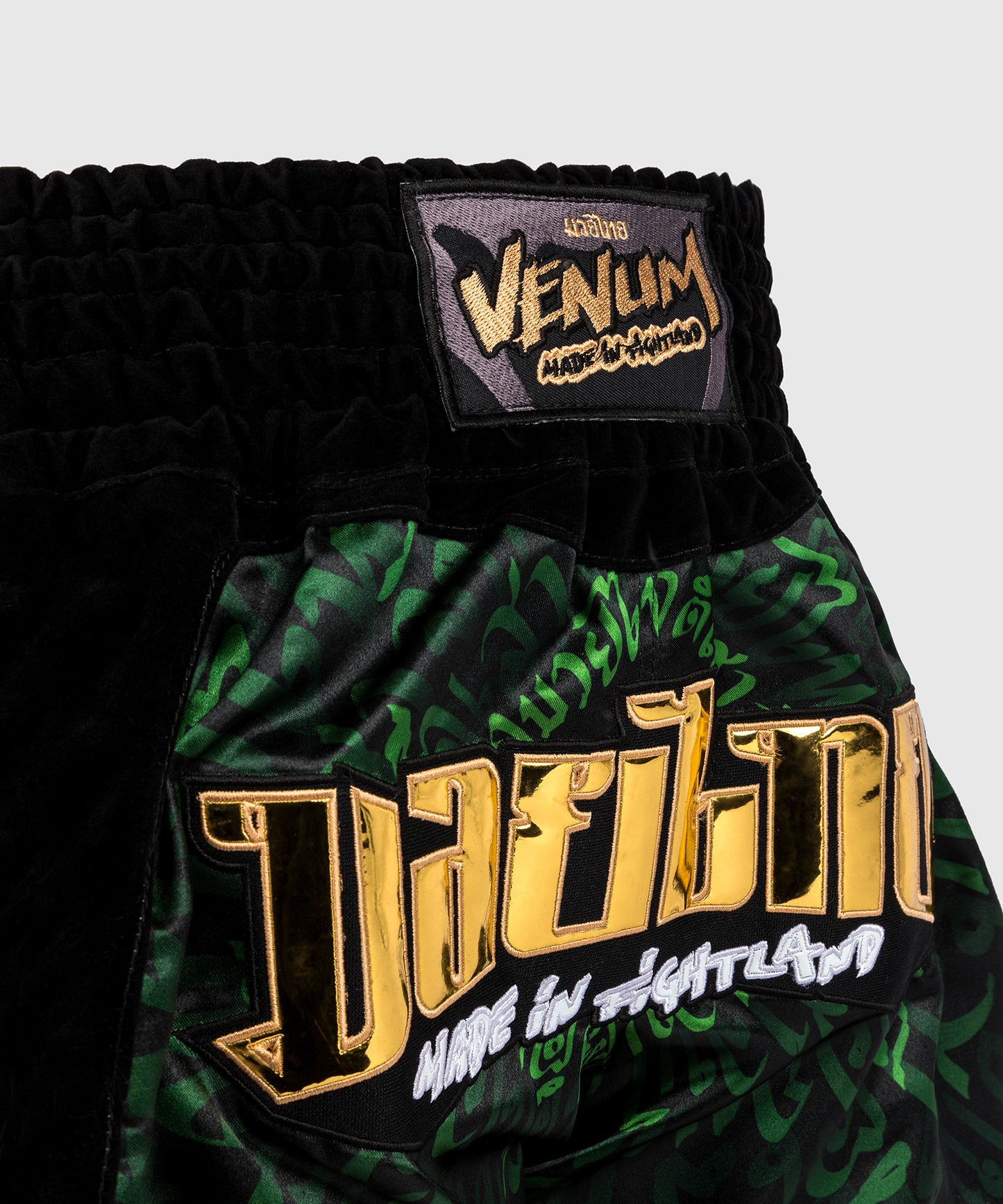 Short de Muay Thai Venum Attack - Noir/Vert