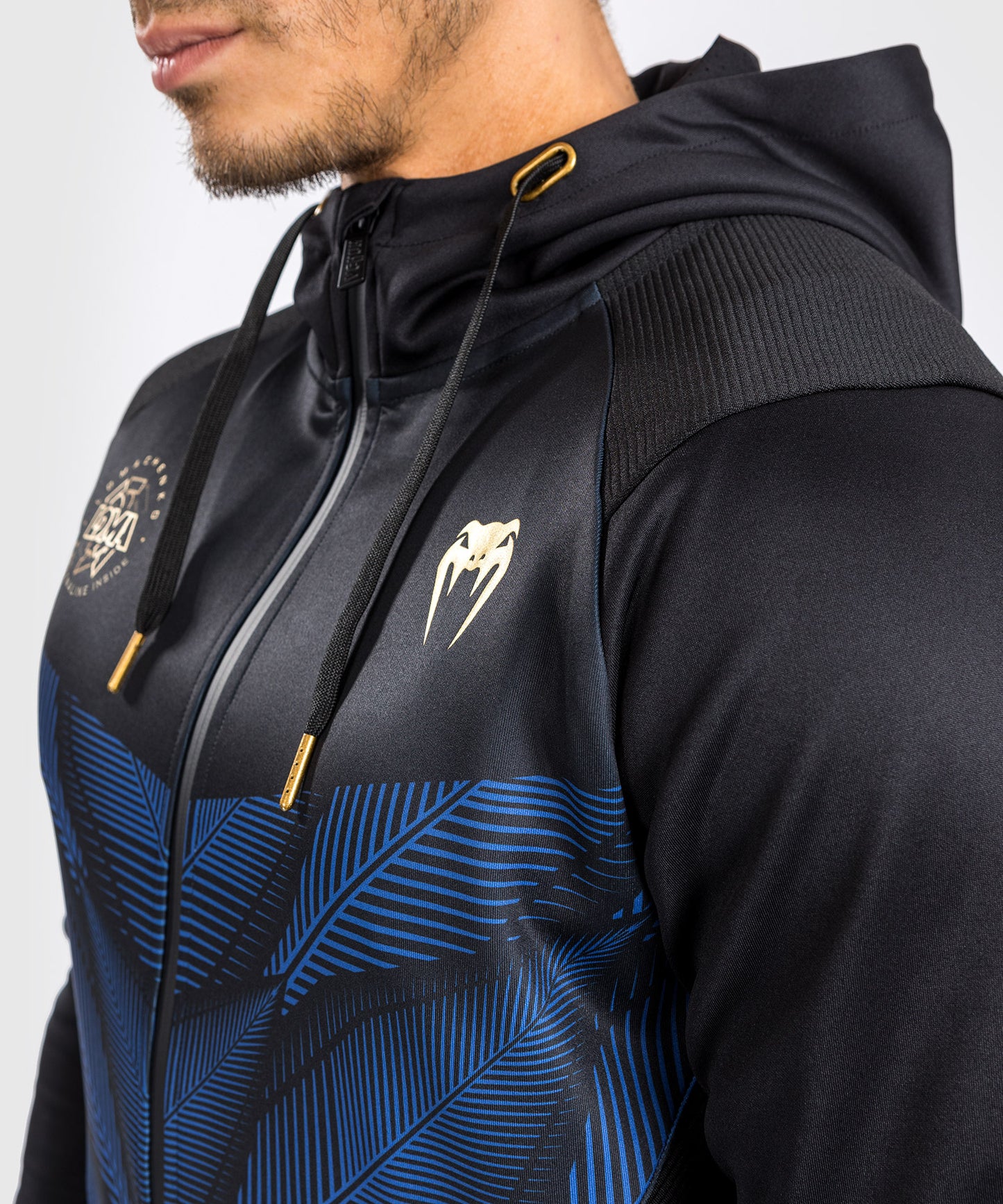 Sweat à capuche Venum Phantom Loma - Noir/Bleu