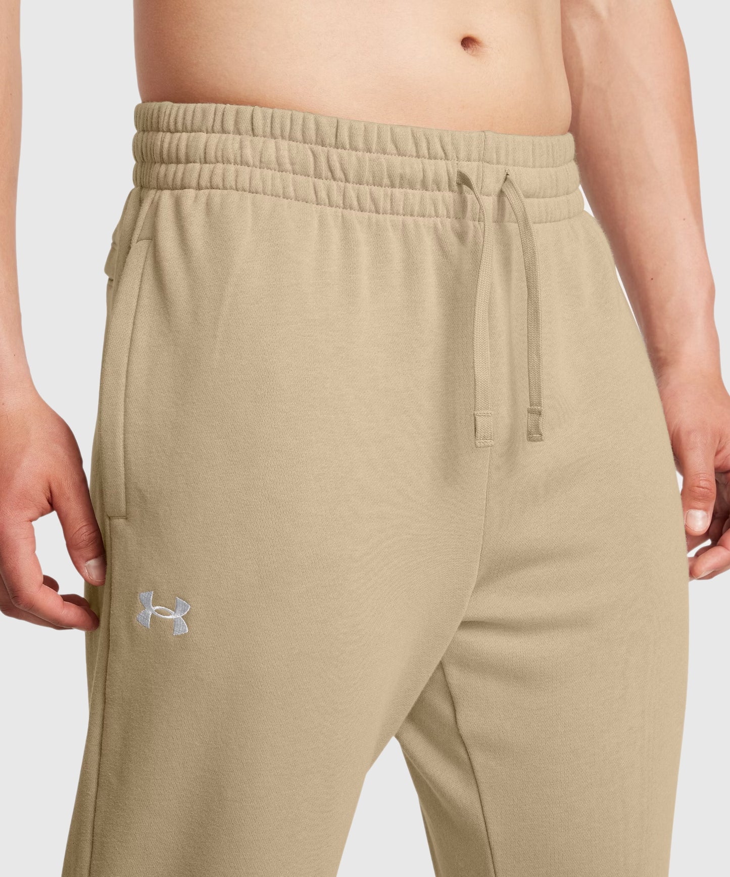 Pantalon De Jogging Under Armour Ua Rival - Beige