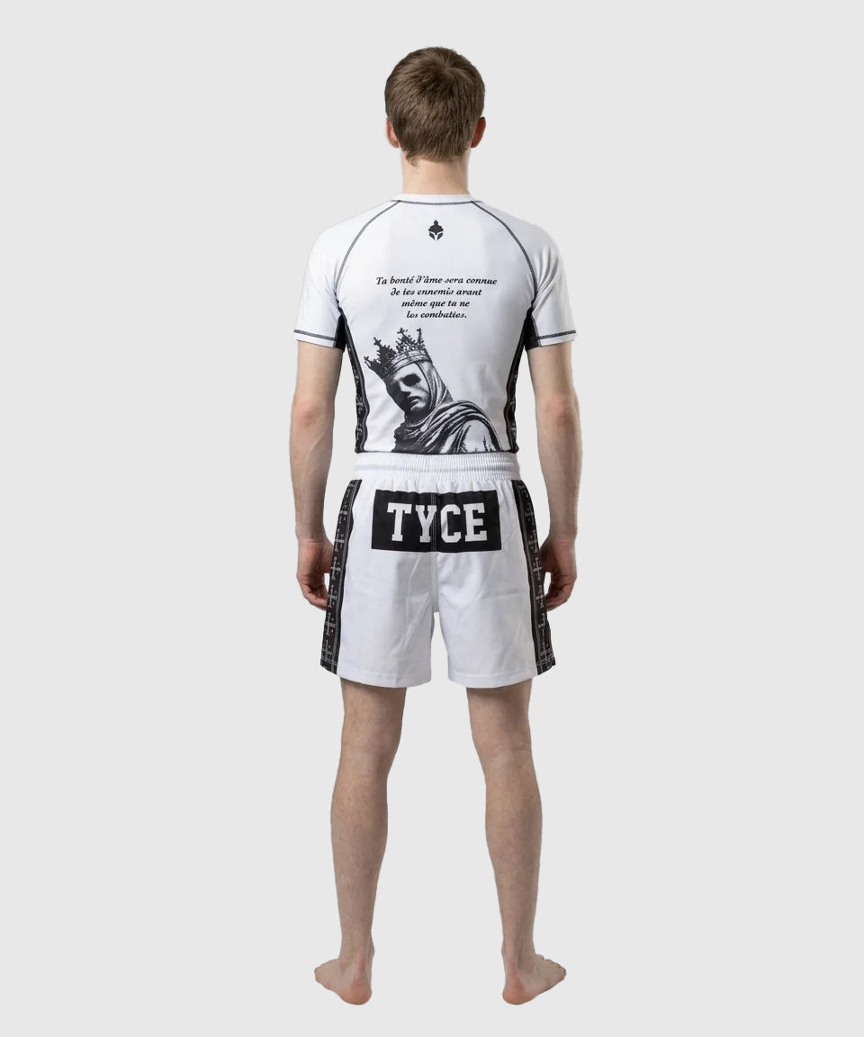 Short de combat TYCE CULTURE OF WAR Baudouin IV - Blanc