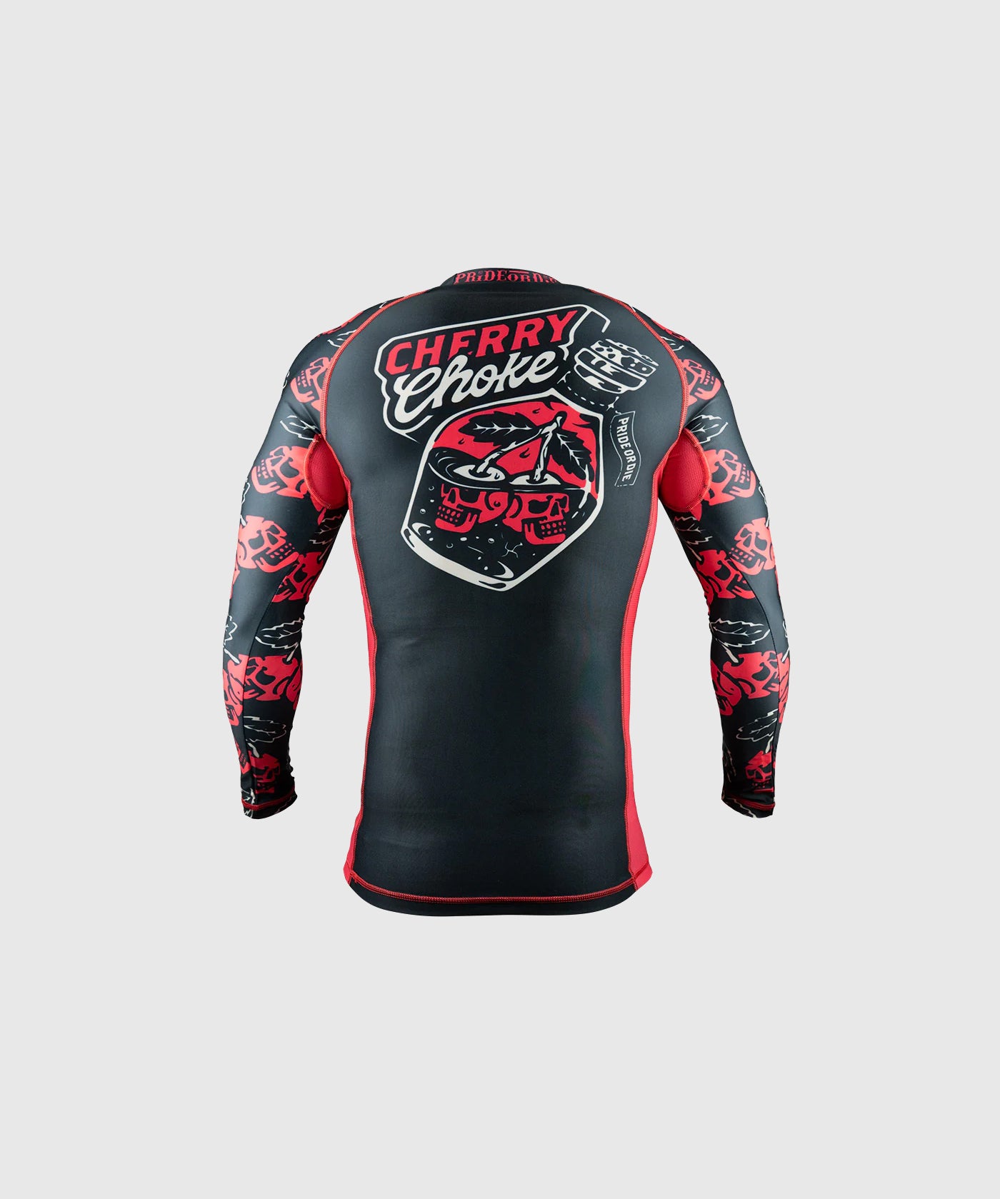 Pride Or Die Cherry Choke Long Sleeve Rashguard - Black
