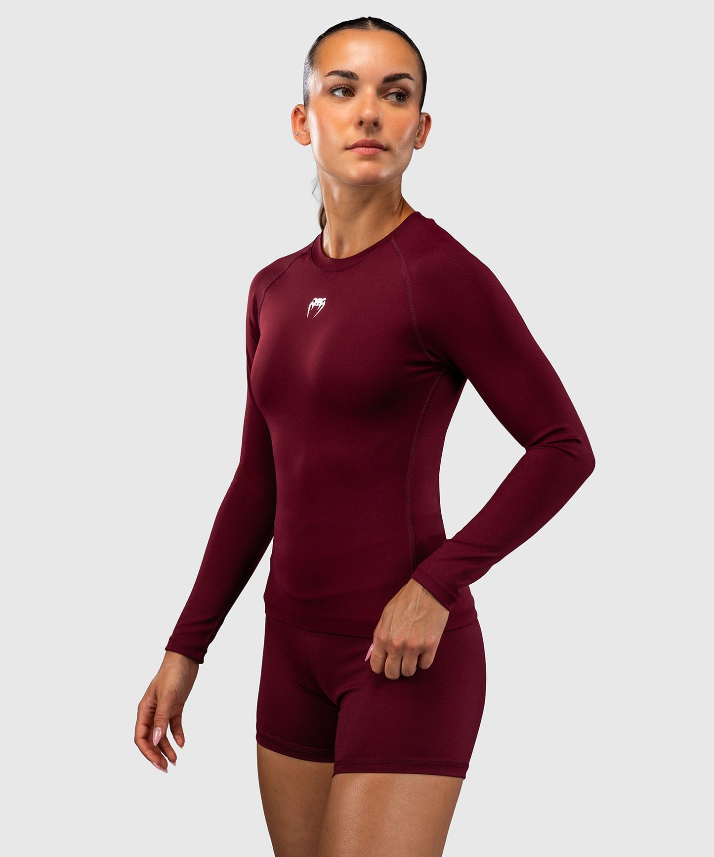 Venum Aero XT Rashguard a Maniche Lunghe - Prugna