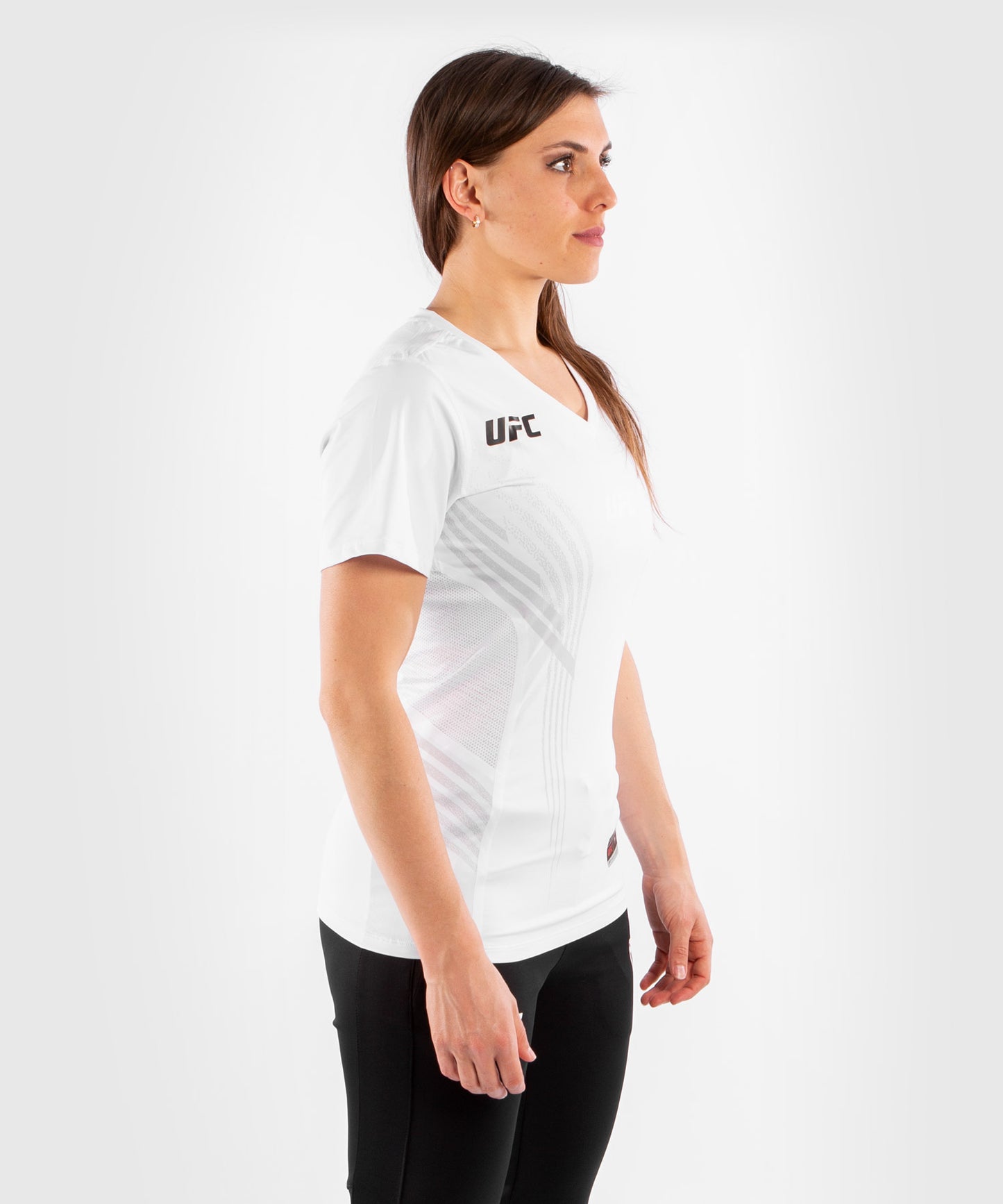 T-shirt Technique Femme UFC Venum Authentic Fight Night - Blanc