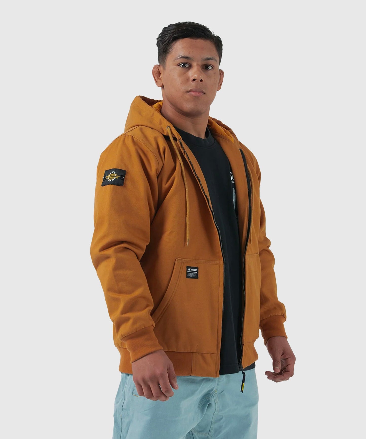 Veste Canvas Kingz - Marron