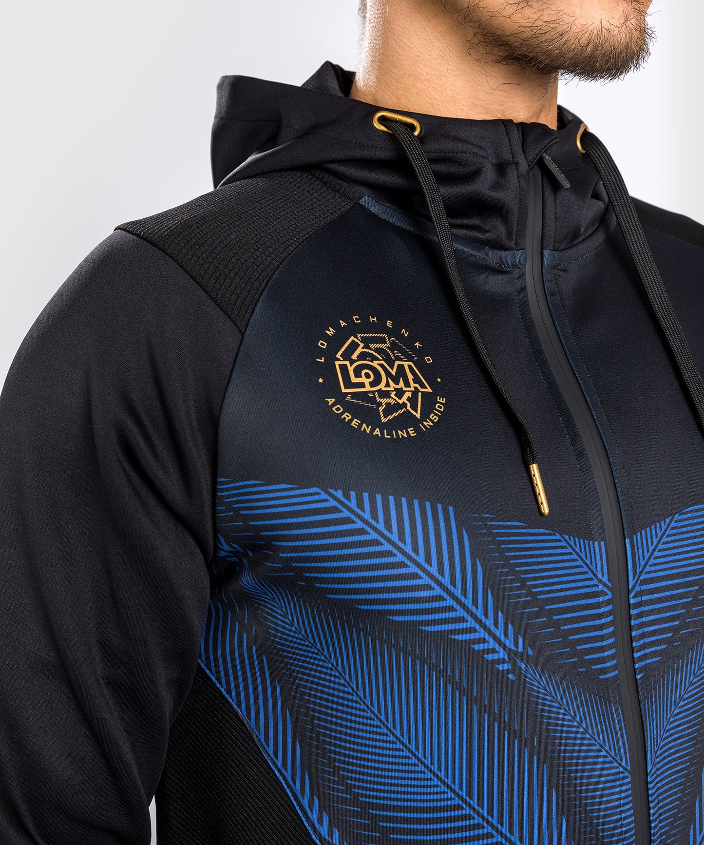 Sweat à capuche Venum Phantom Loma - Noir/Bleu