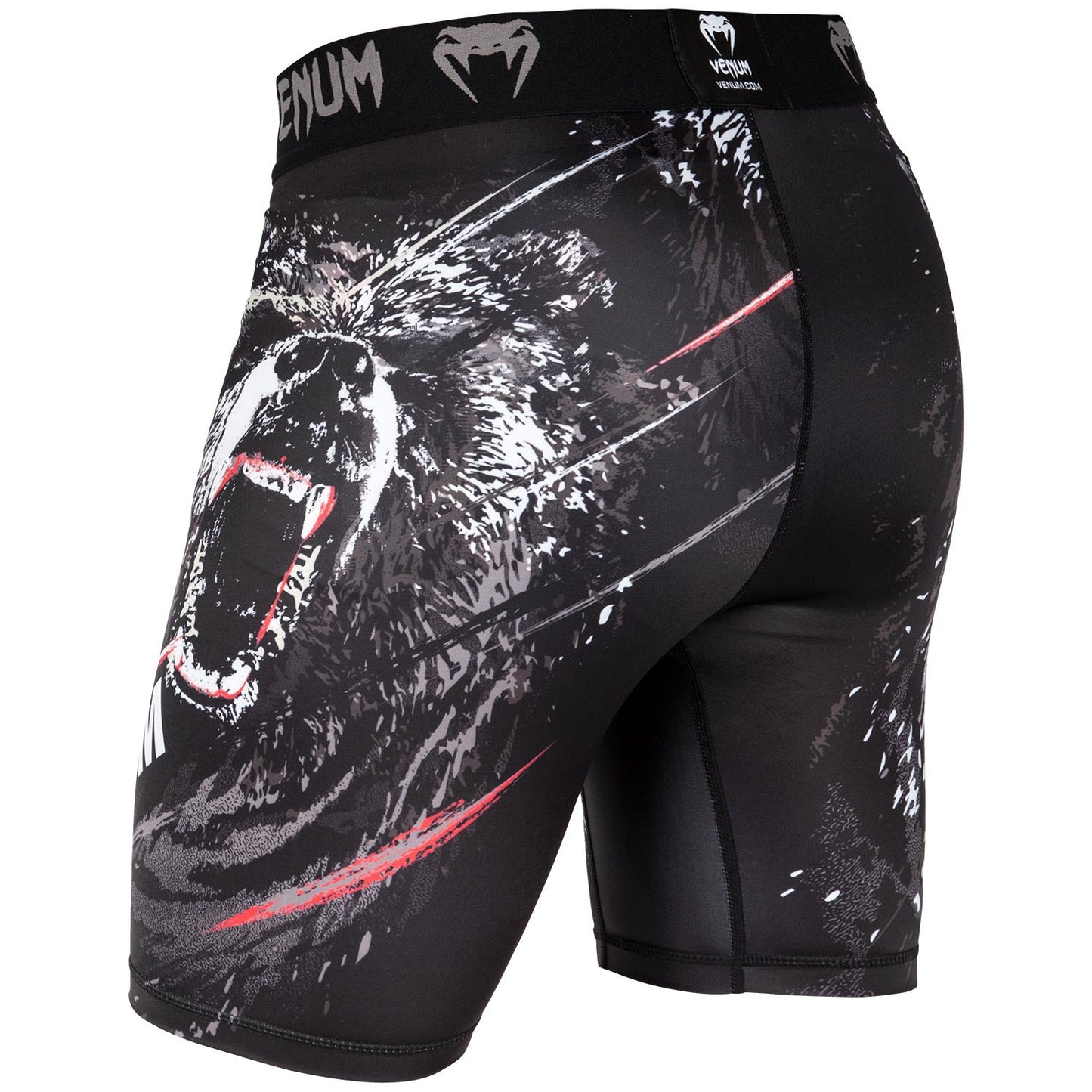 Venum Grizzli Compression Short - Black/White