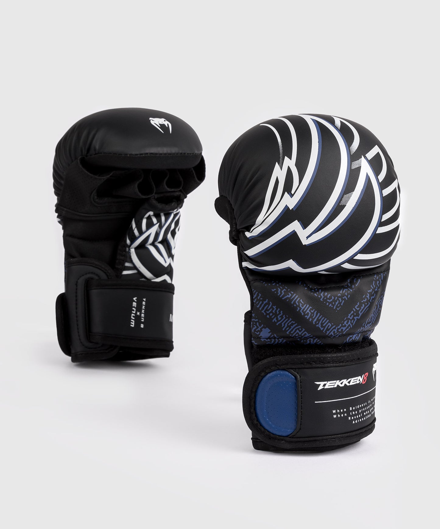 Venum x Tekken 8 MMA Sparring Gloves - Jin Kazama - Blue/Black/White