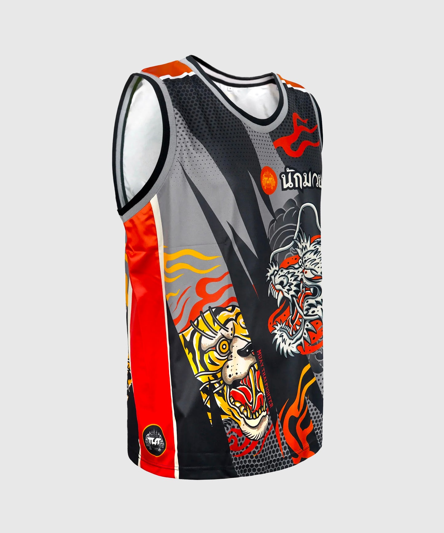 Tank Top Tuff Japanese Yin-Yang - Noir