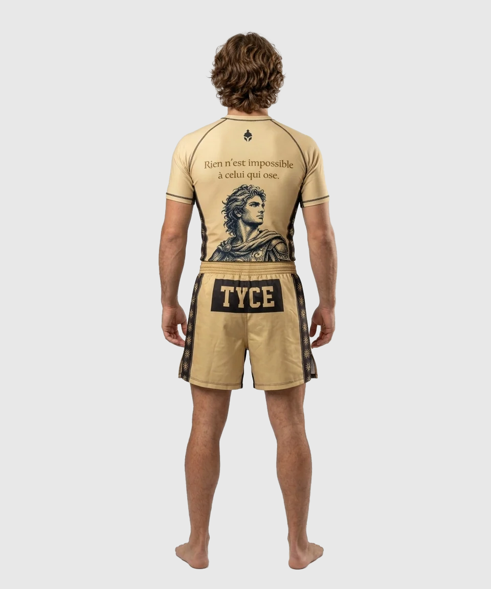 Short de combat TYCE CULTURE OF WAR Alexandre le Grand - Or