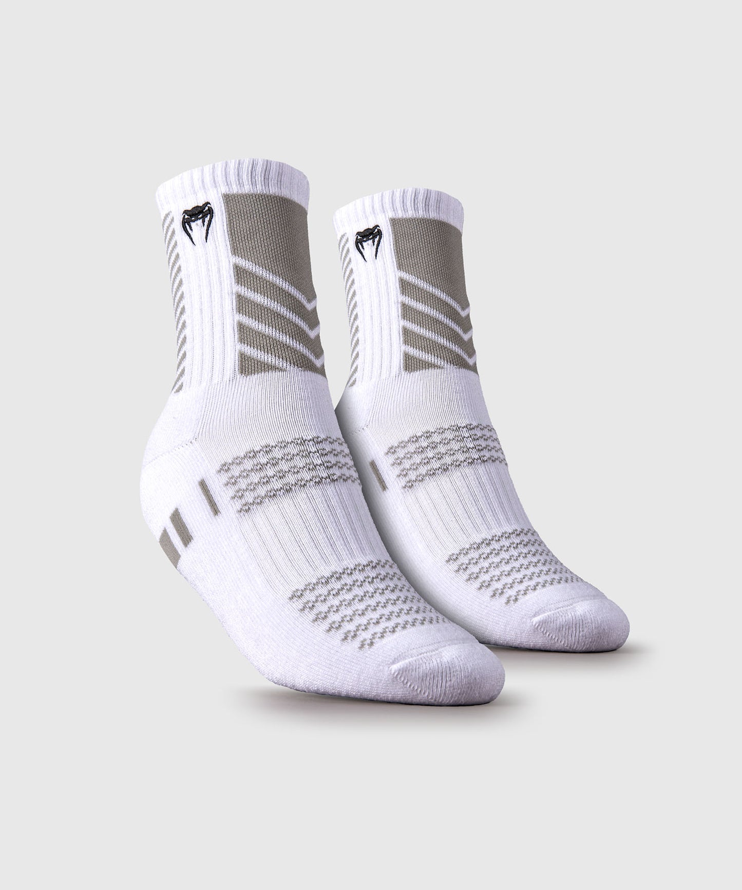 Venum Vector Calcetines Crew - Blanco/Gris