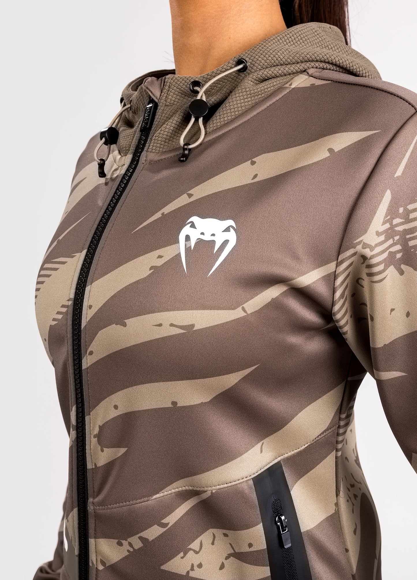 Veste À Capuche Zippé pour Femmes UFC Adrenaline by Venum Fight Week - Desert Camo