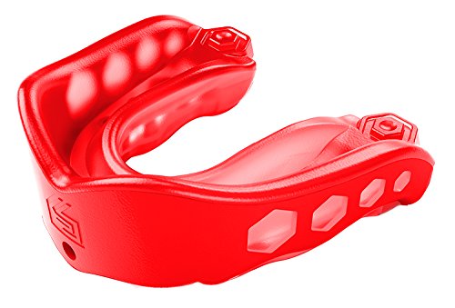 Protège-dents simple Shock Doctor "Gel Max" - Adulte - Rouge