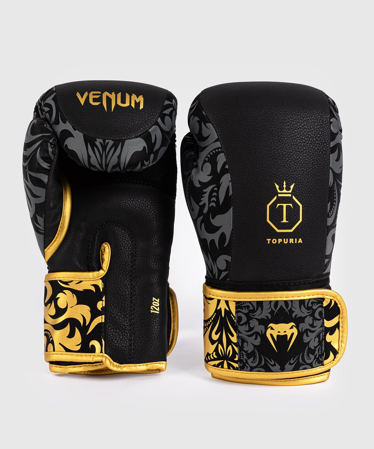 Venum x Topuria Unmatched Edition Guantes de Boxeo - Negro/Dorado