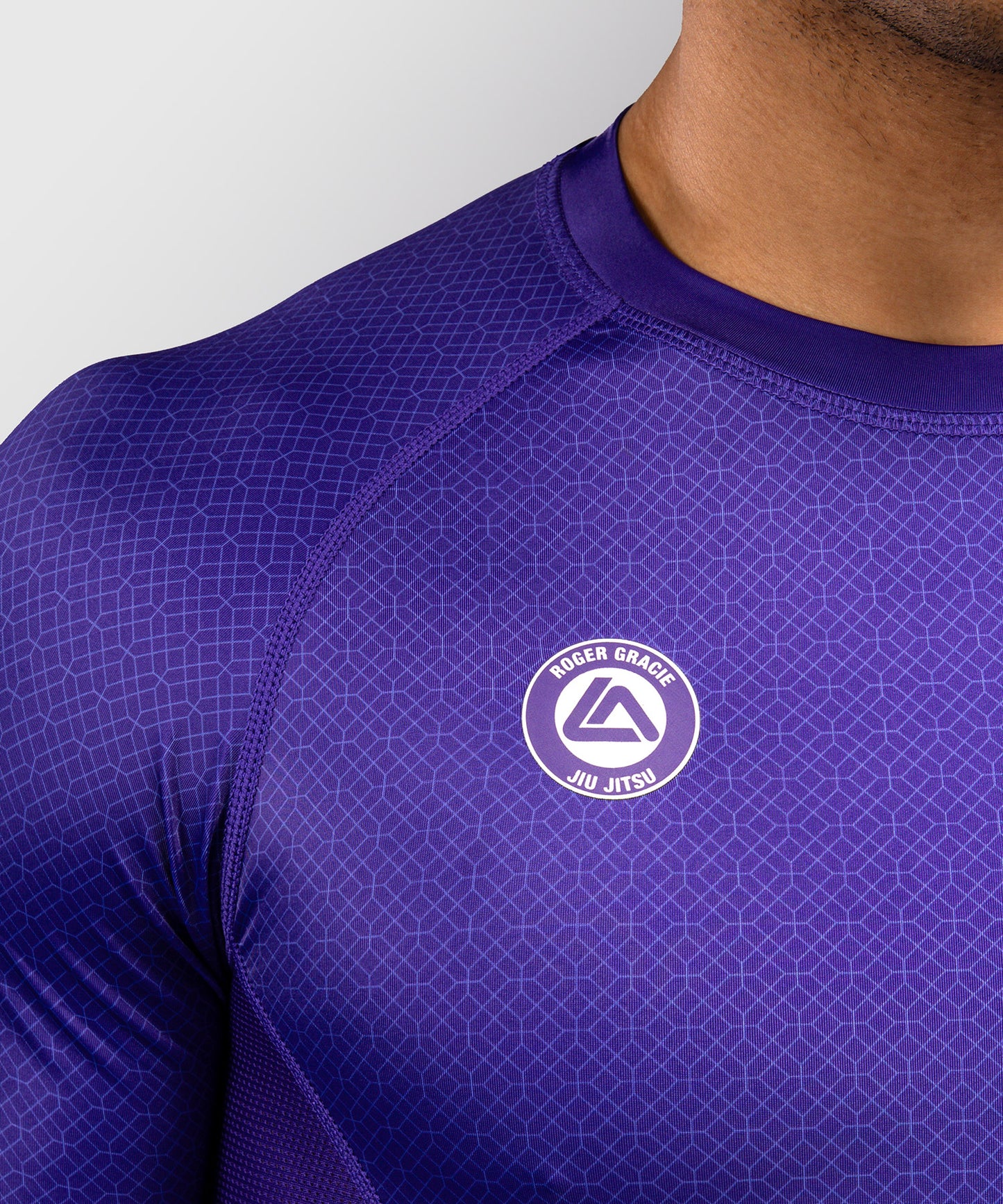 Rashguard à Manches Courtes Venum x Roger Gracie Academy - Violet