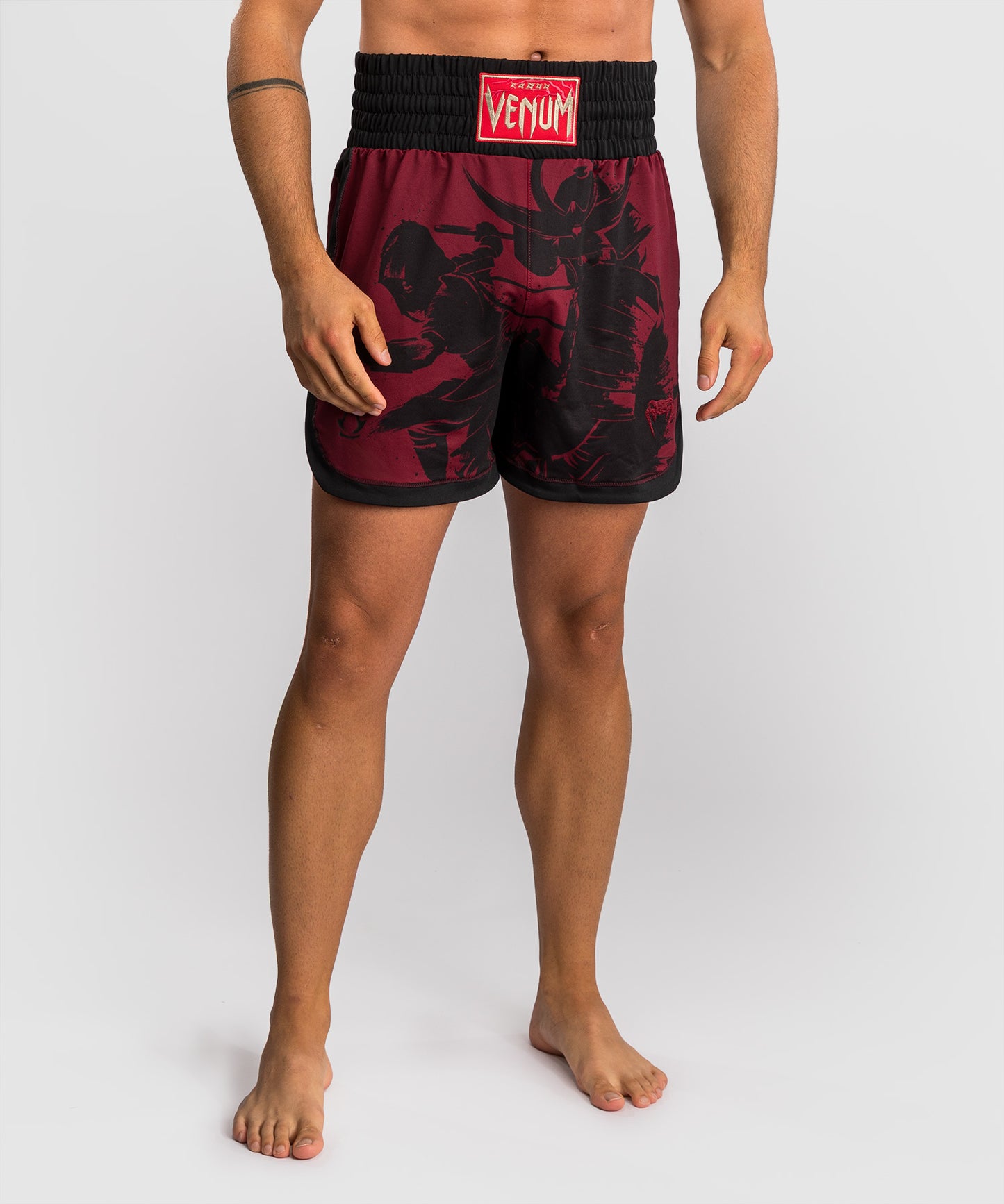 Venum x Assassin's Creed: Shadows Men's Boxing Short - Bordeaux/Black