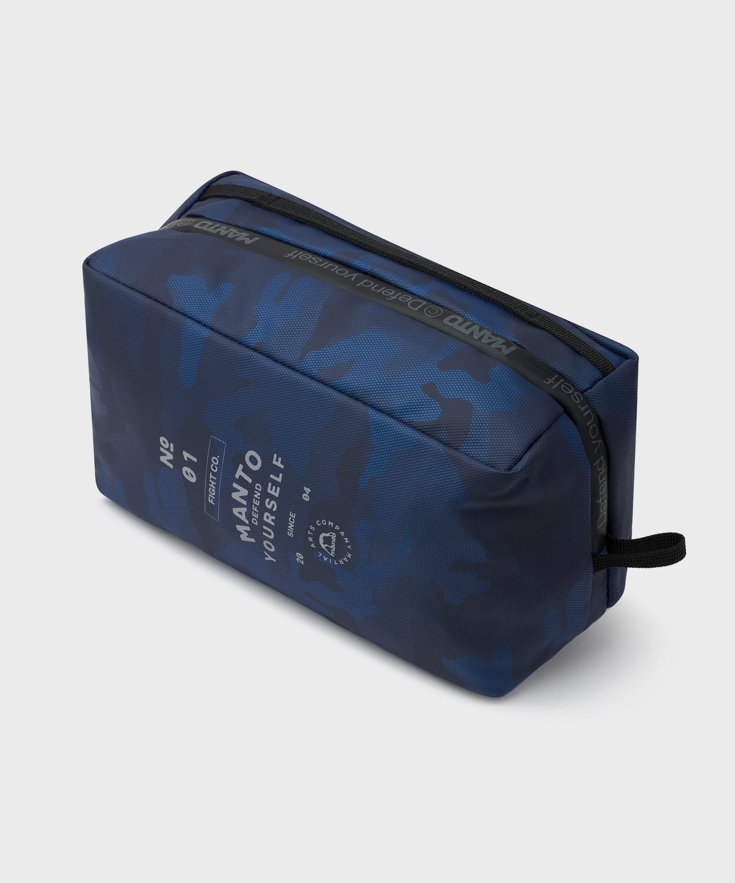 Manto Camo Toiletry Bag - Blue