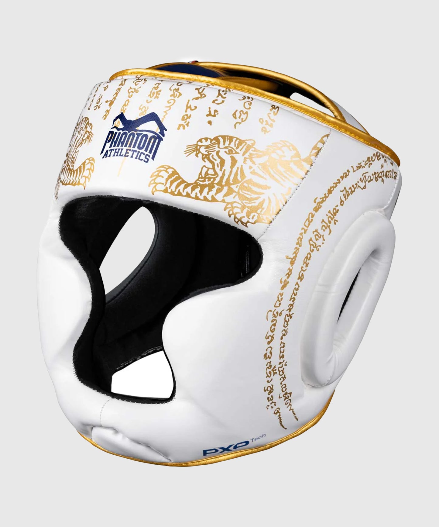 Phantom Athletics Muay Thai Limited Edition Boxing Helmet - White/Gold