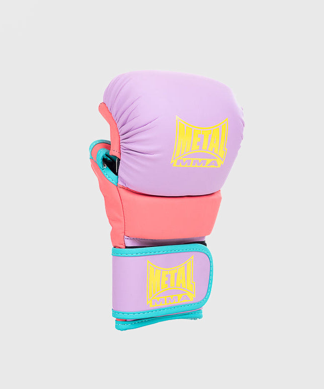 Metal Boxe The Shell MMA Sparring Gloves Post Cutting Treats - Pink