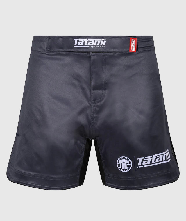 Fightshort Mid Cut Tatami Fightwear Impact - Gris