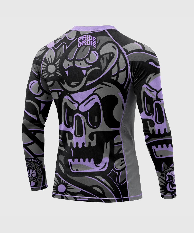 Pride Or Die Cold Instinct Long-Sleeve Rashguard - Grey
