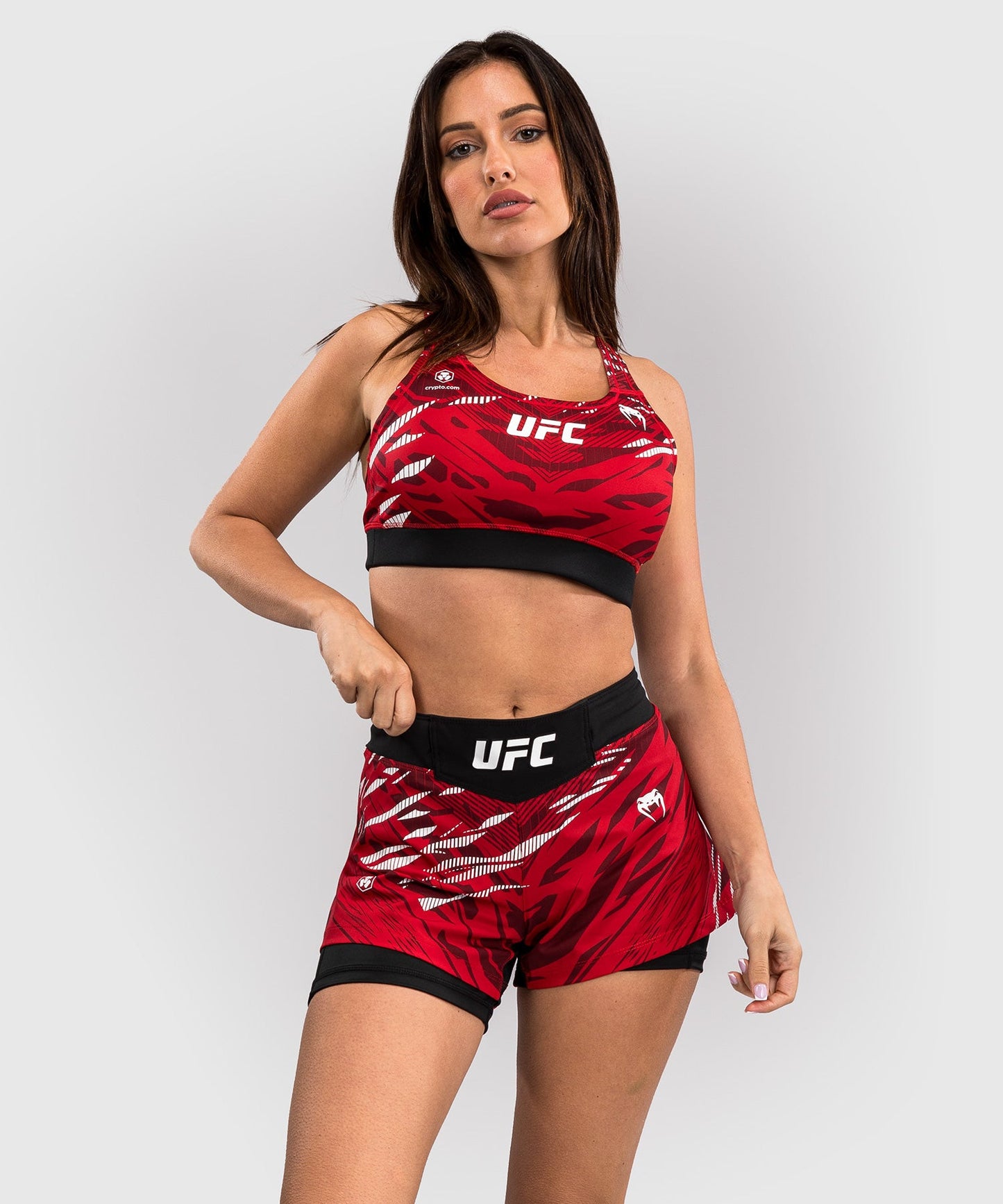 Women's UFC Fusion by Venum Authentic Fight Night Shorts - Red