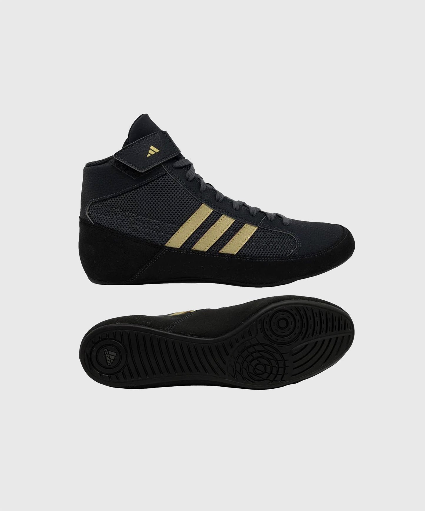 Adidas Havoc Wrestling Shoes - Kids - Black/Gold