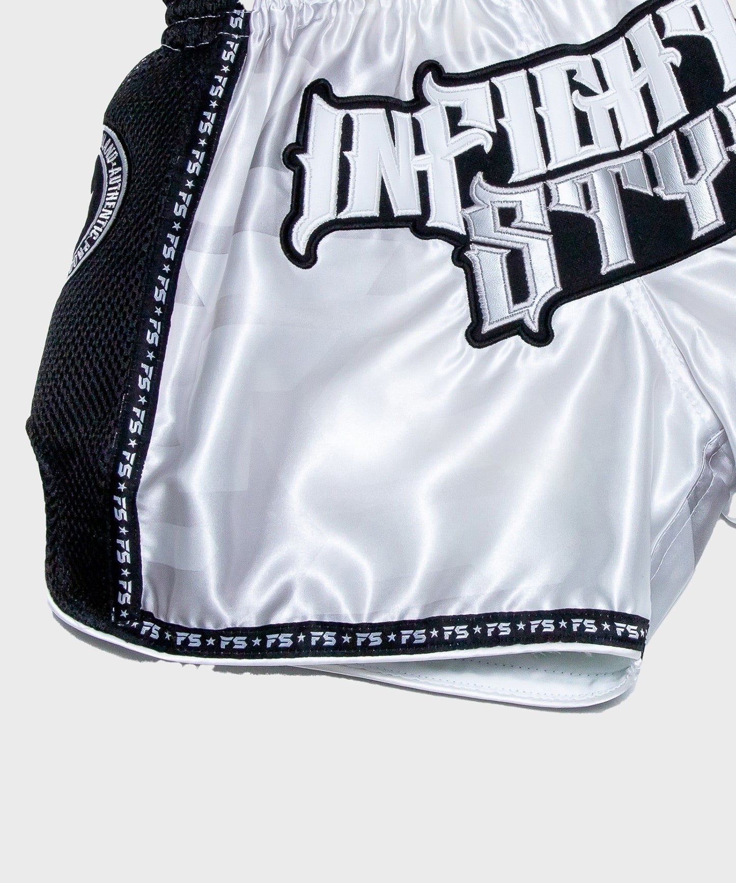 Infightstyle "Od" Retro Muay Thai Shorts - White