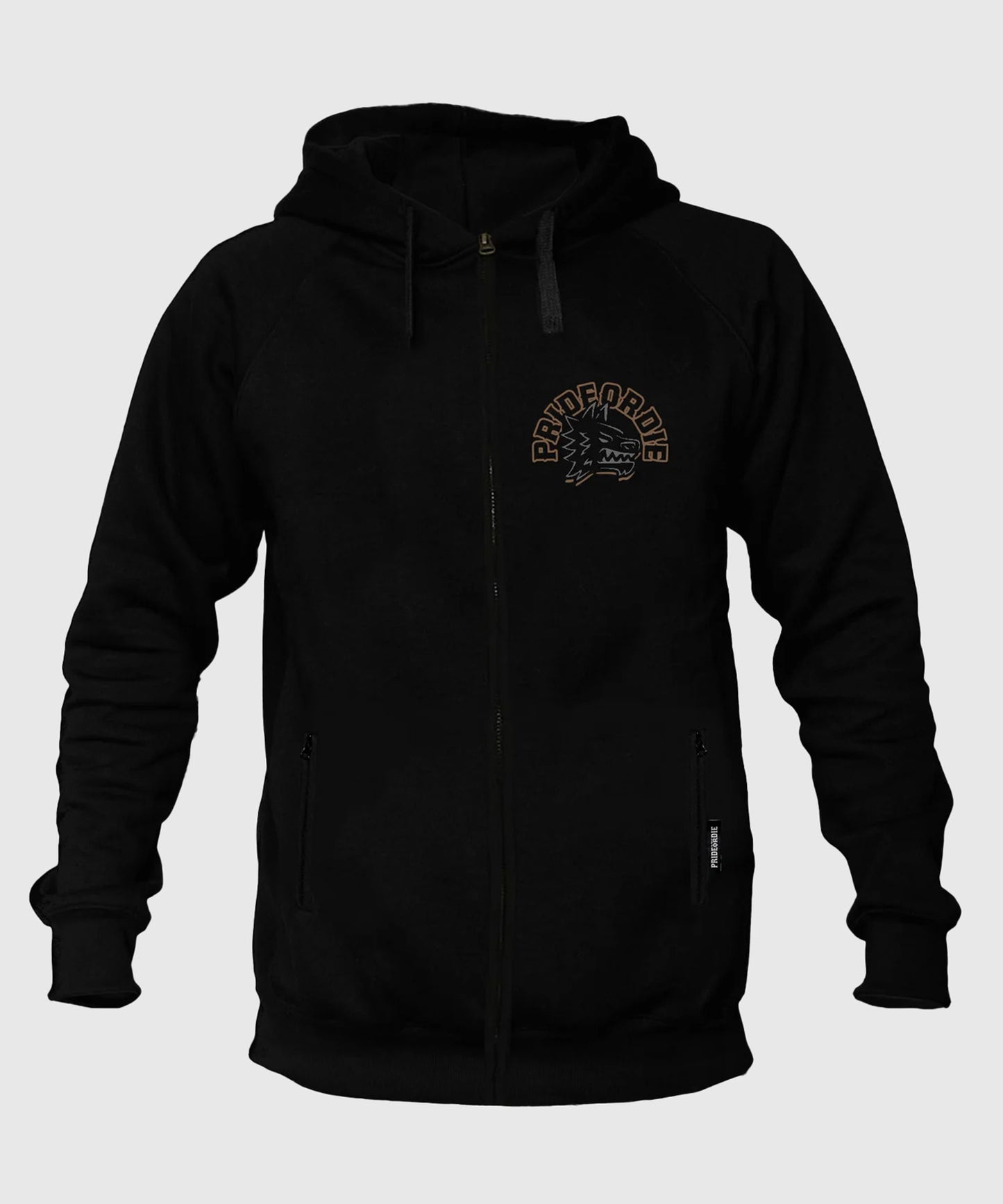 Kapuzen-Sweatshirt mit Reißverschluss Pride Or Die "Leading The Pack" - Schwarz