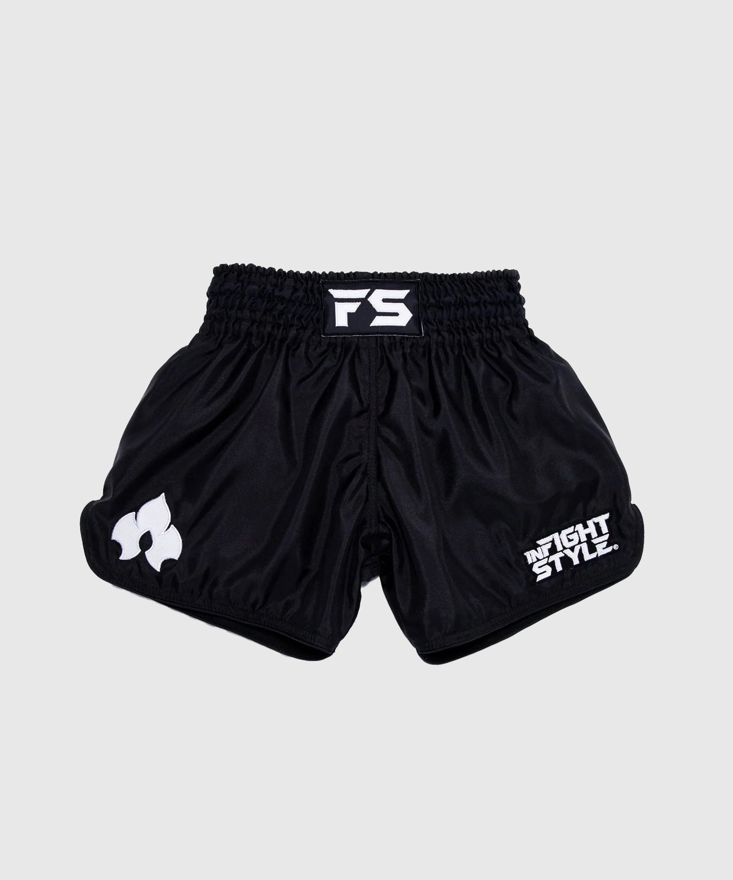 Infightstyle Fs Utility Retro Muay Thai Shorts - Black