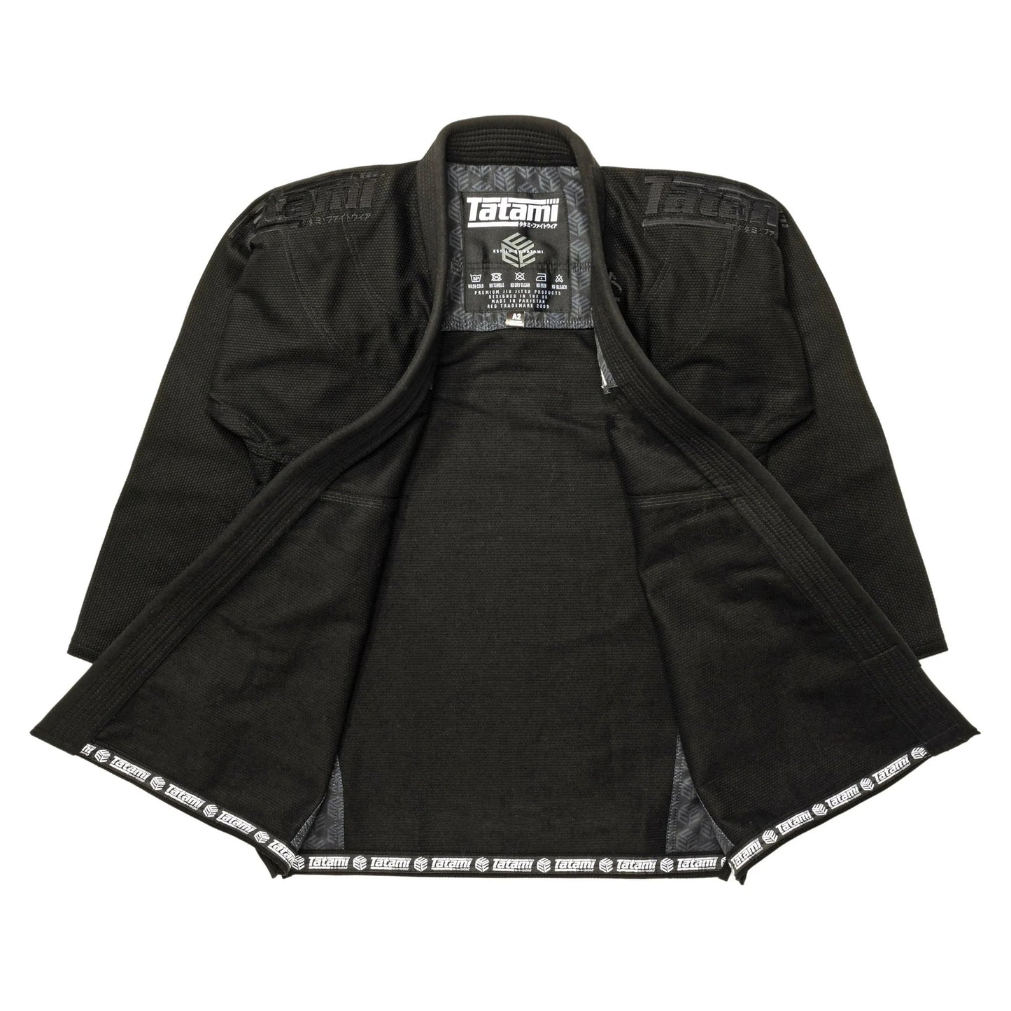 KIMONO DE JJB TATAMI FIGHTWEAR ESTILO BLACK LABEL  - NOIR/NOIR