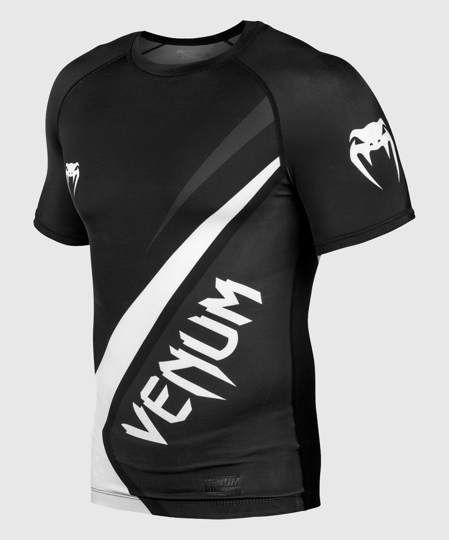 Rashguard Venum Contender 4.0 - Short Sleeve - Black/Grey-White