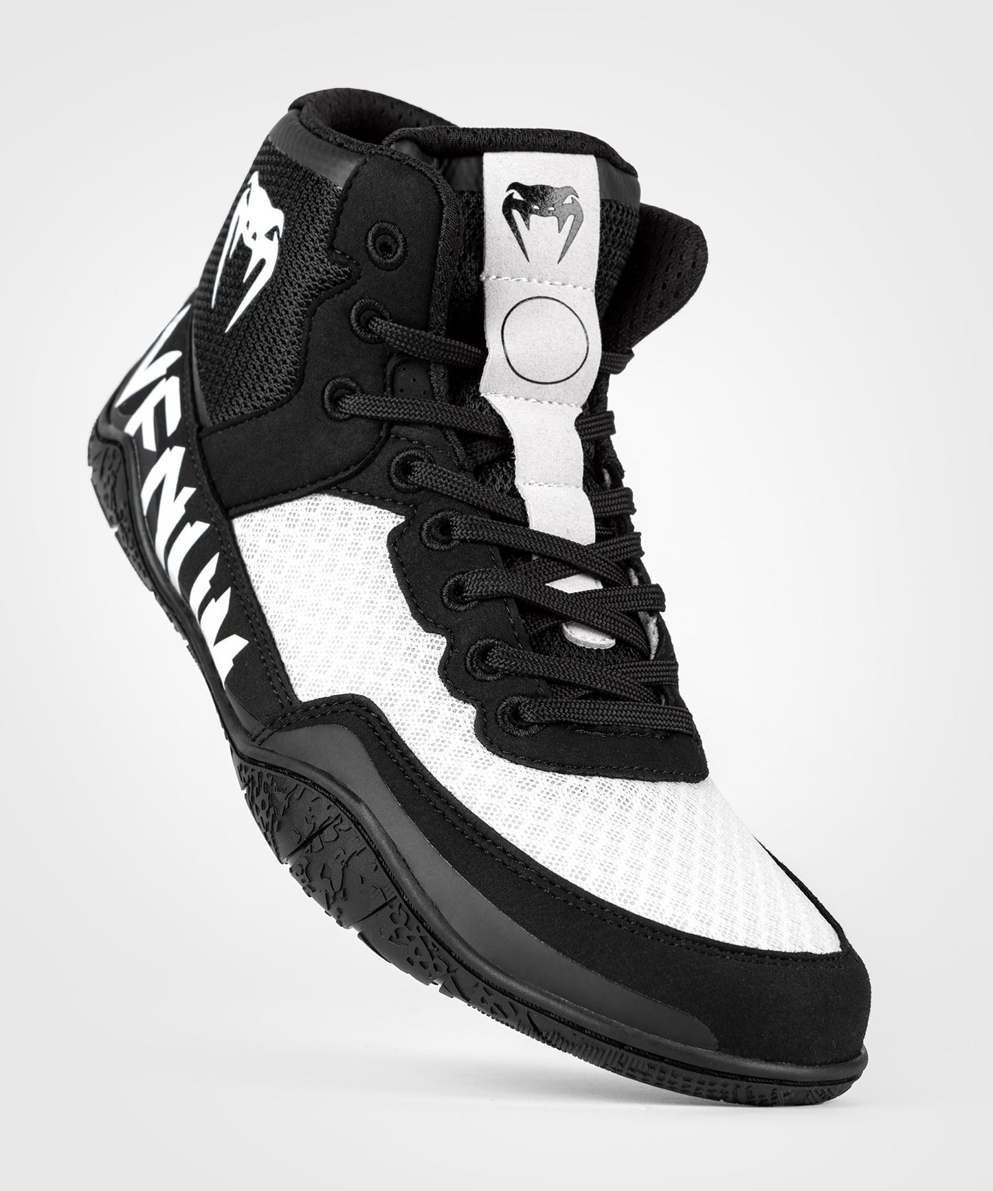 Venum Elite Wrestlingschuhe - Schwarz/Weiß